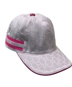 Gucci Gg Logo With Band Baseball Cap White