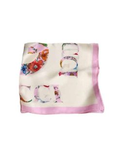 Gucci Flora Gucci Vintage Logo Print Scarf 70Cm