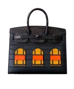 Hermes Faubourg Birkin 20 Black 20Cm