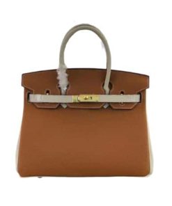 Hermes Birkin Togo Leather Gold Hardware Brown 30Cm