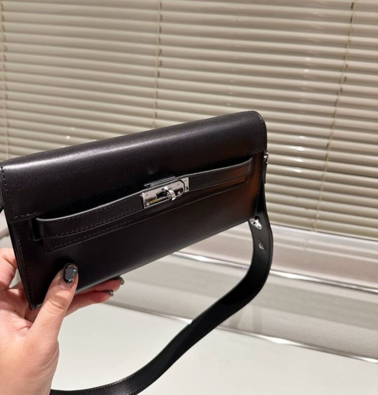 Hermes Kelly Wallet Leather With Strap 23Cm - Image 7