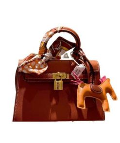 Hermes Kelly Togo Orange Gold Hardware 20Cm