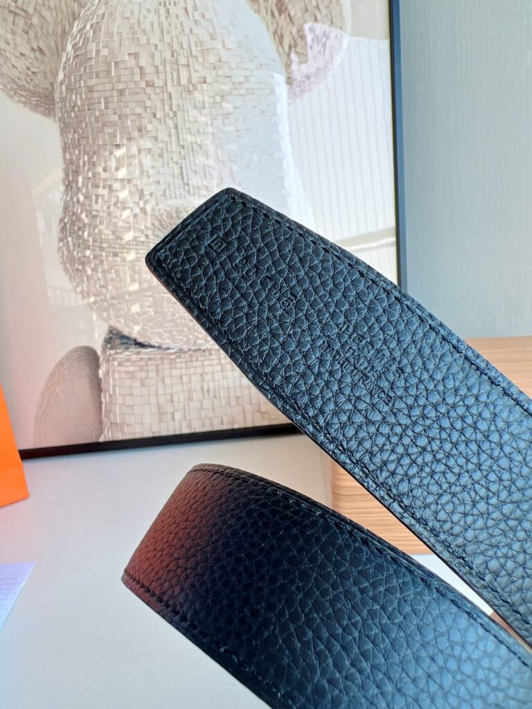 Hermes H Buckle Horse Drawn Carriage Logo Black 38Mm - Image 5