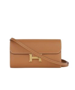 Hermes Constance Wallet To Go Gold Epsom Gold Hardware 21Cm