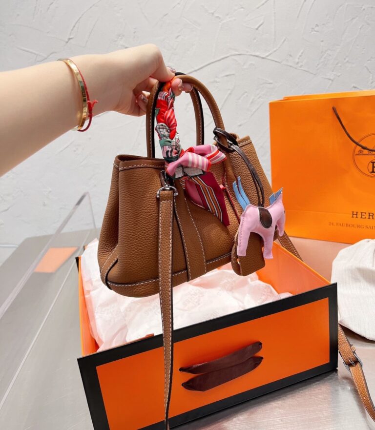 Hermes Garden Party Mini Brown 25Cm - Image 7