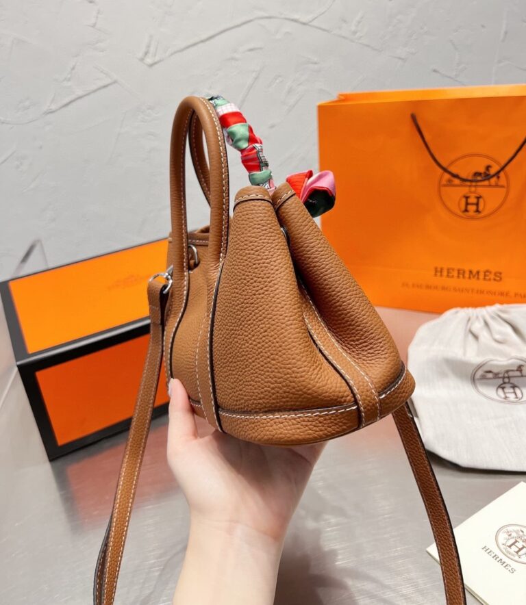 Hermes Garden Party Mini Brown 25Cm - Image 9
