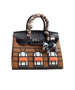 Hermes Birkin 20 Sac Faubourg Alligator Brown Madame 25Cm