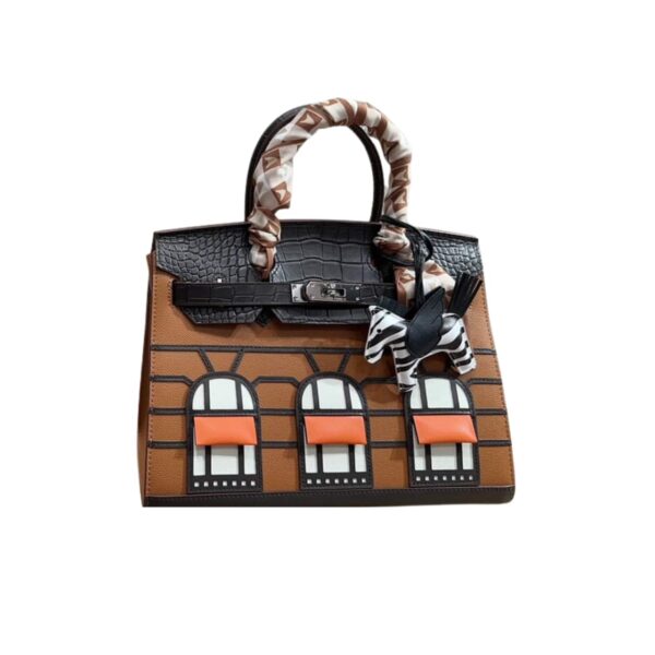 Hermes Birkin 20 Sac Faubourg Alligator Brown Madame 25Cm