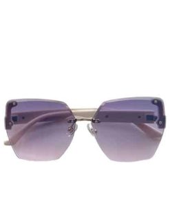 Louis Vuitton Rimless Gradient White Sunglasses