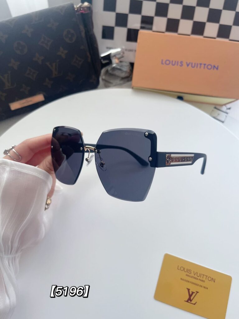 Louis Vuitton Rimless Gradient Black Sunglasses - Image 3