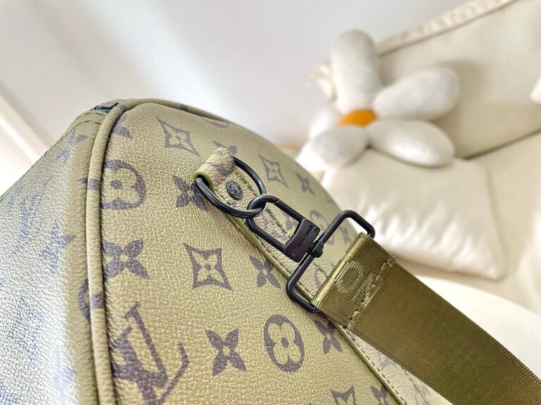Louis Vuitton Keepall Bandouli?re 55 Bag Green 48Cm M23963 - Image 8