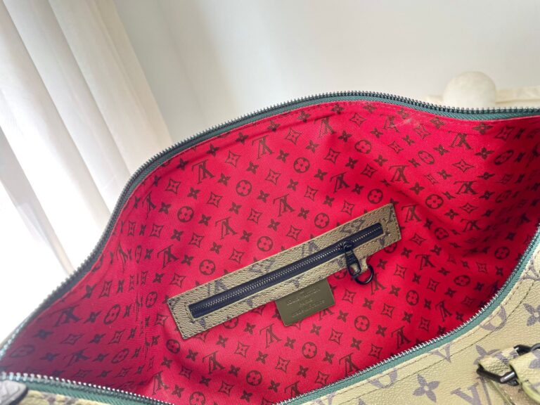 Louis Vuitton Keepall Bandouli?re 55 Bag Green 48Cm M23963 - Image 9