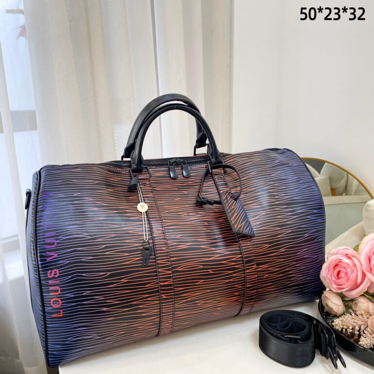 Louis Vuitton Keepall Bandouli?re 50 Gradient Electric Sun 32Cm M23174 - Image 2