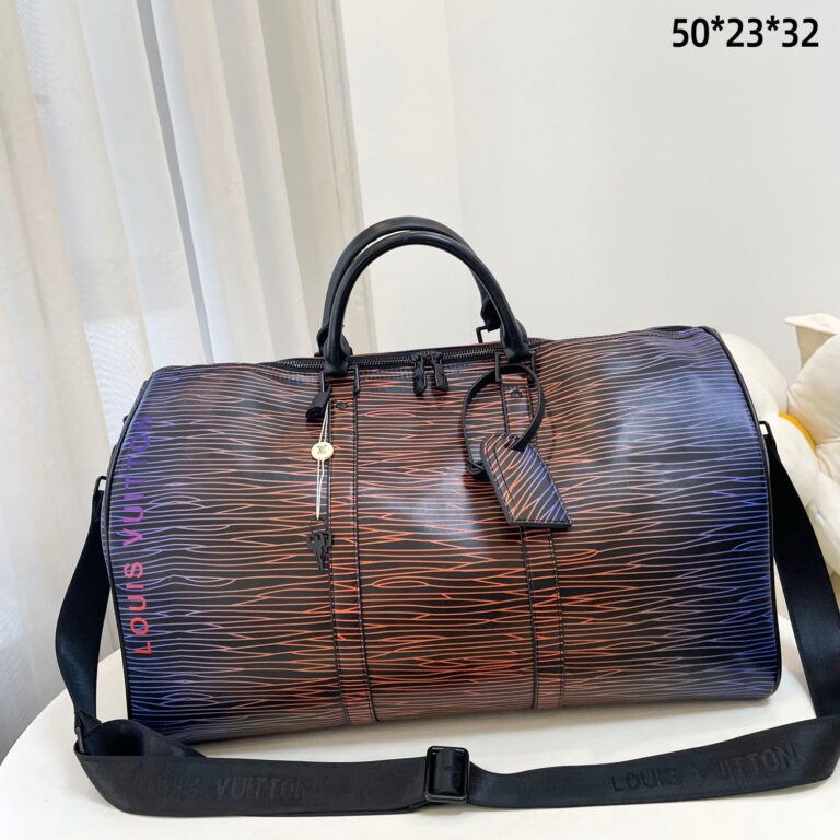 Louis Vuitton Keepall Bandouli?re 50 Gradient Electric Sun 32Cm M23174 - Image 3