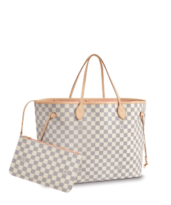 Louis Vuitton Neverfull Gm Damier Azur And Light Pink 40Cm N41604