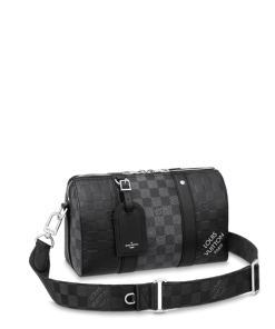 Louis Vuitton City Keepall Black Graphite 27Cm N40452