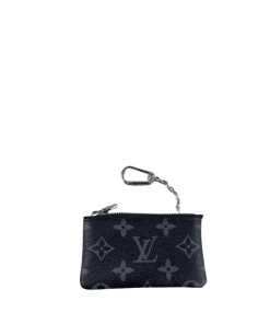 Louis Vuitton Monogram Key Pouch Black M62650