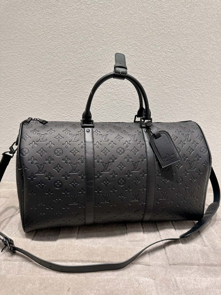 Louis Vuitton Keepall Bandouli?re 50 Black M44810 - Image 10