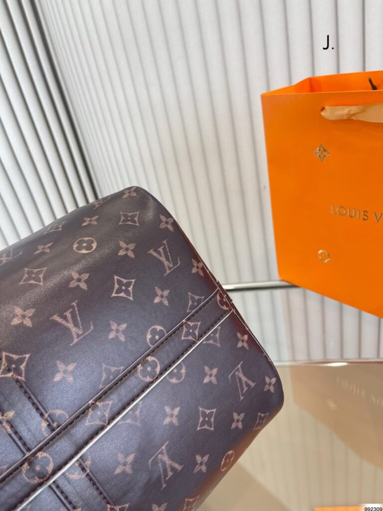 Louis Vuitton Monogram Keepall Bandouli?re Brown And Silver 45Cm - Image 7