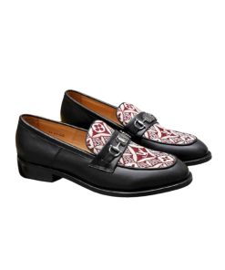 Louis Vuitton Souliers Club Loafers Monogram Since 1854 Red