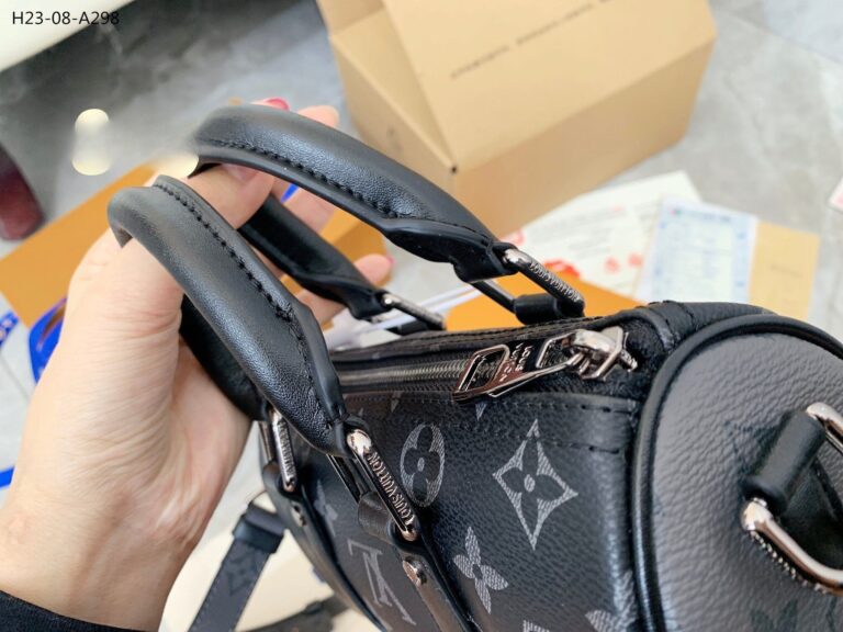 Louis Vuitton Keepall Xs Monogram Eclipse Reverse Black 20Cm M45947 - Image 6