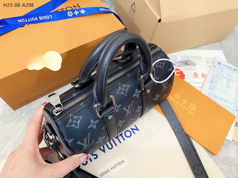 Louis Vuitton Keepall Xs Monogram Eclipse Reverse Black 20Cm M45947 - Image 7