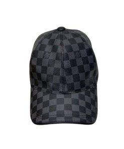 Louis Vuitton Damier Azur Coated Canvas Cap Black