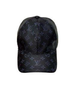 Louis Vuitton Monogram Coated Canvas Cap Black