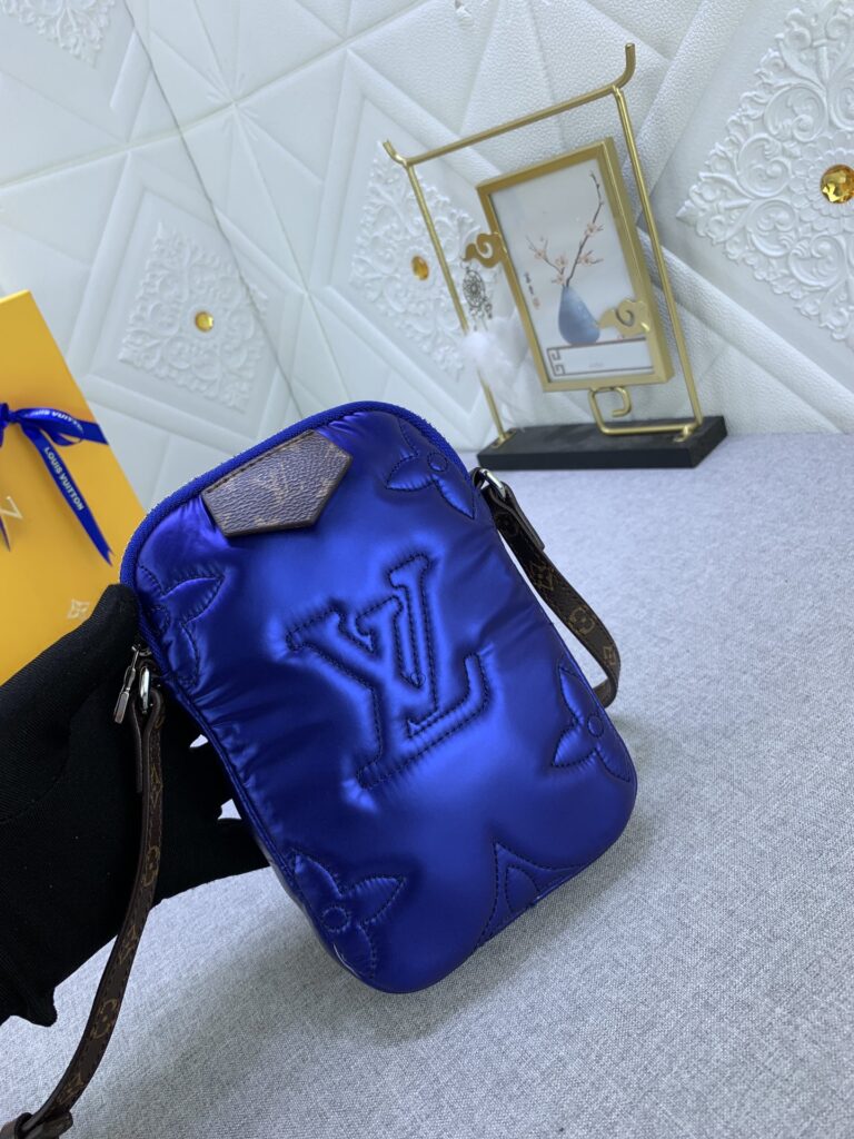 Louis Vuitton Pillow Phone Pouch Blue M81716 - Image 5
