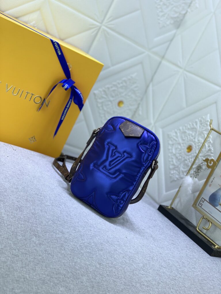 Louis Vuitton Pillow Phone Pouch Blue M81716 - Image 6