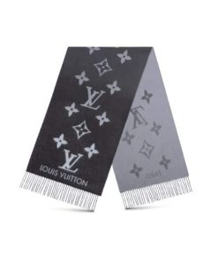 Louis Vuitton Reykjavik Gradient Scarf Black M76336