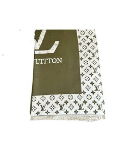 Louis Vuitton Cashmere Scarf Monogram Green