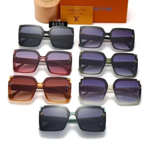 Louis Vuitton Monogram Square Glasses Green - Image 3