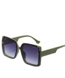 Louis Vuitton Monogram Square Glasses Green