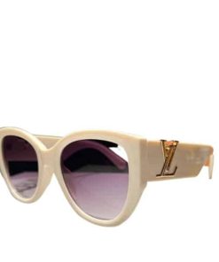 Louis Vuitton Icon Cat Eye Sunglasses Cream Z1734W