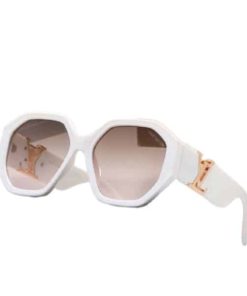 Louis Vuitton Lv Icon Round Glasses White