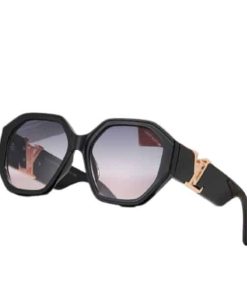 Louis Vuitton Lv Icon Round Glasses Black