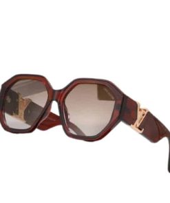 Louis Vuitton Lv Icon Round Glasses Brown