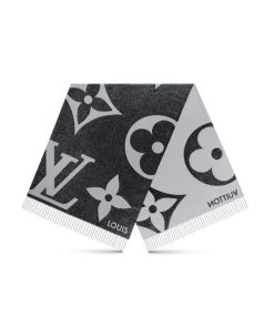 Louis Vuitton Ultimate Shine Scarf Black 180Cm