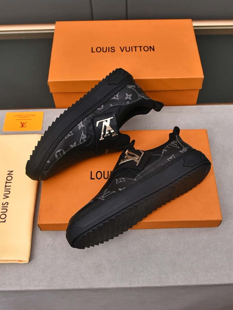 Louis Vuitton Slip On Monogram Black - Image 4