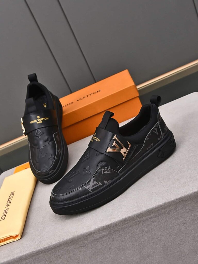 Louis Vuitton Slip On Monogram Black - Image 5
