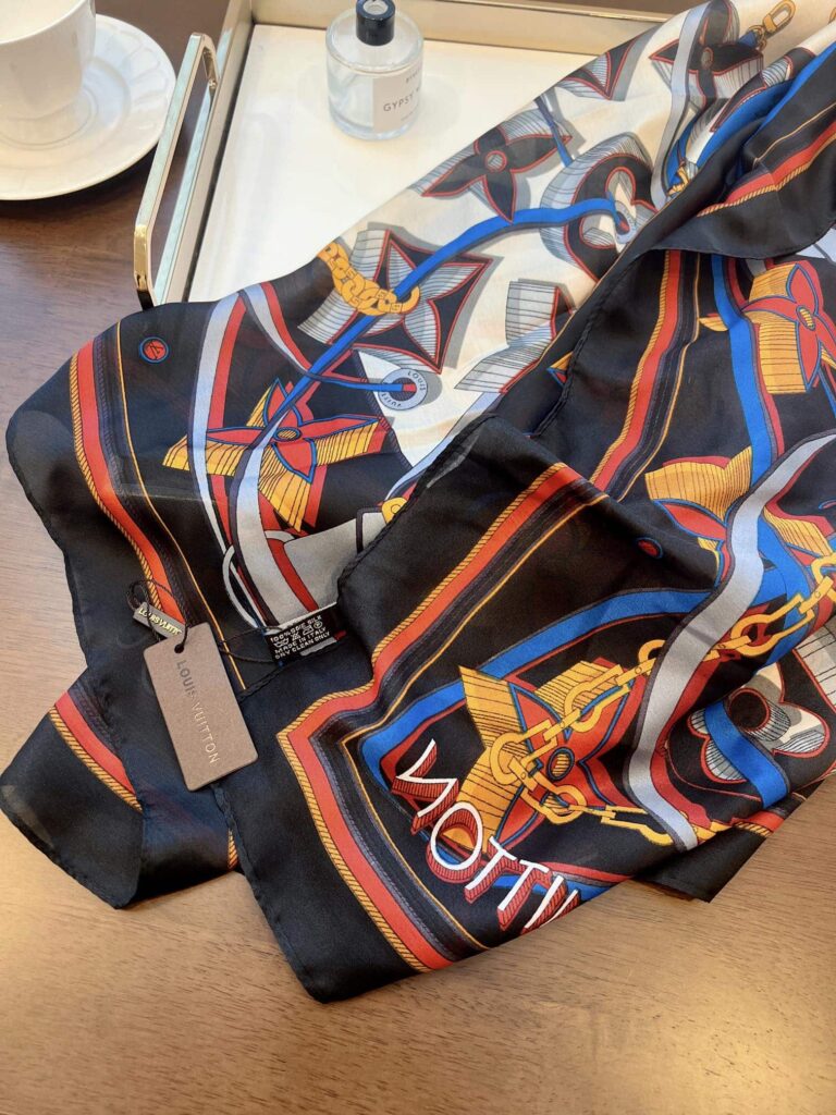 Louis Vuitton Monogram Lv Partern Black 90Cm - Image 2