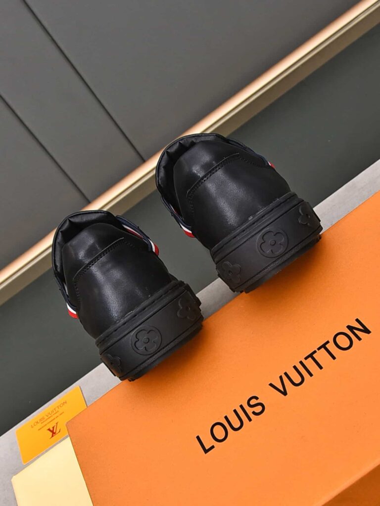 Louis Vuitton Trainer Black Denim - Image 6
