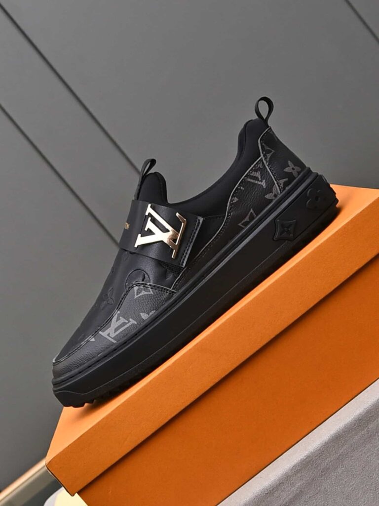 Louis Vuitton Slip On Monogram Black - Image 6