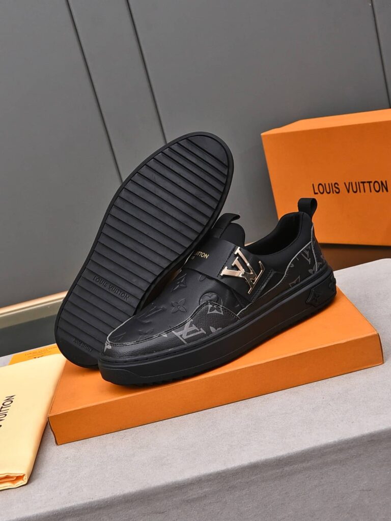 Louis Vuitton Slip On Monogram Black - Image 8