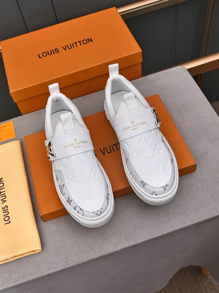 Louis Vuitton Slip On Monogram White - Image 3