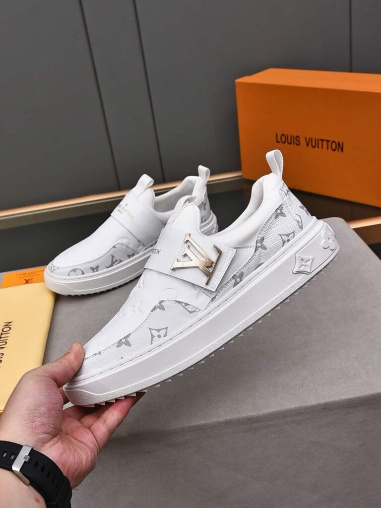 Louis Vuitton Slip On Monogram White - Image 8