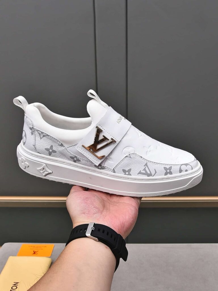 Louis Vuitton Slip On Monogram White - Image 9
