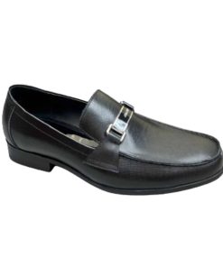 Prada  Leather Brushed Plate Bit Logo Black 2Dc215 053 F0002 F G000