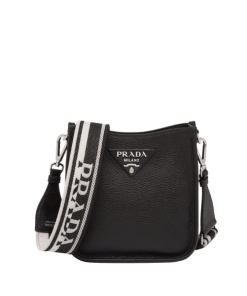 Prada Leather Mini Shoulder Bag Black 20Cm 1Bh191 2Dkv F0002 V 3Oo